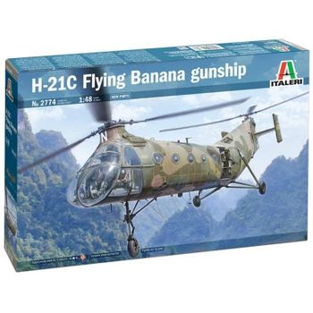 Italeri 2774 - Maqueta Helicóptero H-21c Flying Banana Gunship. Escala 1/48