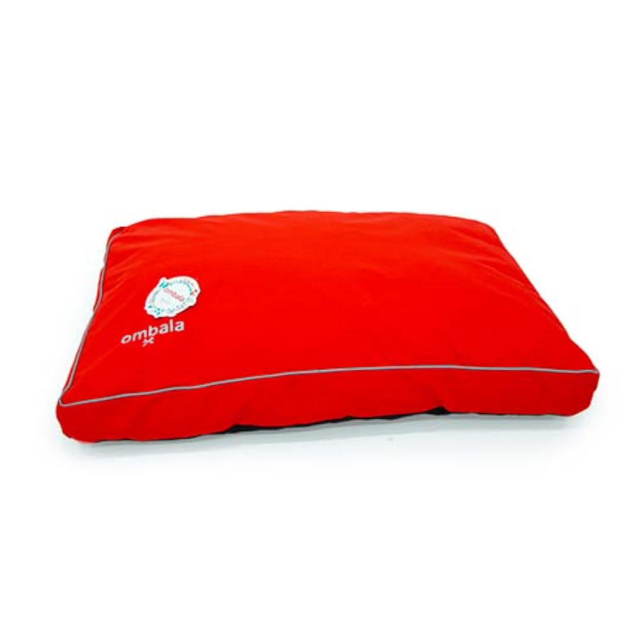 Ombala Woof cama viscoelástica roja para mascotas