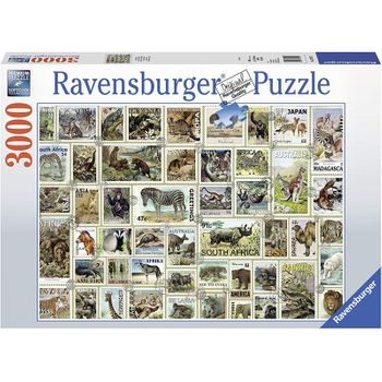 Puzzle 3000 Sellos De Animales