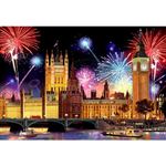 Puzzle de madera Wood City London by night grande 300 piezas