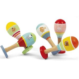 Wood'n'Play - Maracas de madera: instrumento musical rítmico y divertido (Varios modelos)