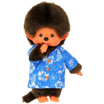 Camisa Hawaiana Monchhichi - 20 Cm