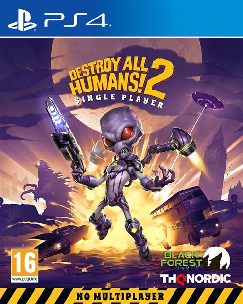 Destroy All Humans! 2 Reprobed : Single Player PS4