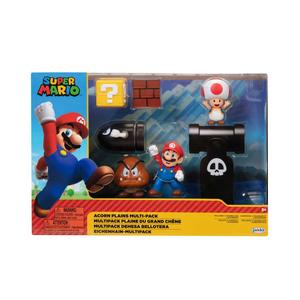 Nintendo - Super Mario - Set Diorama Dehesa Bellotera con 4 Figuras y 1 Accesorio ㅤ