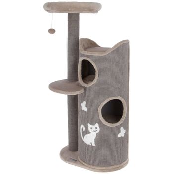 Rascador Para Gatos Tiana Gris 130 Cm Kerbl