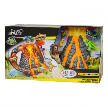 Speed Track Playset Explosión Volcano