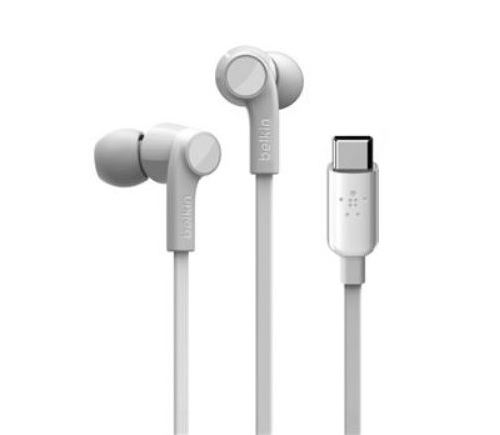 Auriculares Belkin Rockstar USB-C Blanco