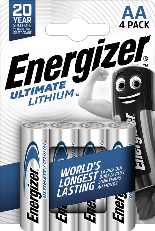 Energizer Pack Litio 3+1 Pilas AA