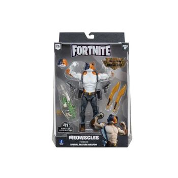 Figura Fortnite Meowscles Articulada Con Accesorios Serie Legendary ¡ahora Mas Grande! 18 Cm (toy Partner - Fnt0666)