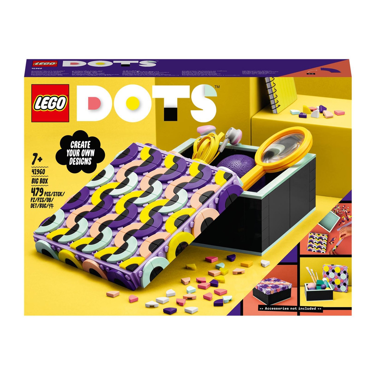 LEGO - Manualidades De Decoración Organizador De Escritorio Caja Grande DOTS