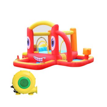 Castillo Hinchable Infantil Action - Castillo Hinchable Para Niños Con Juegos Ideal Para Jardín O Espacio Grande