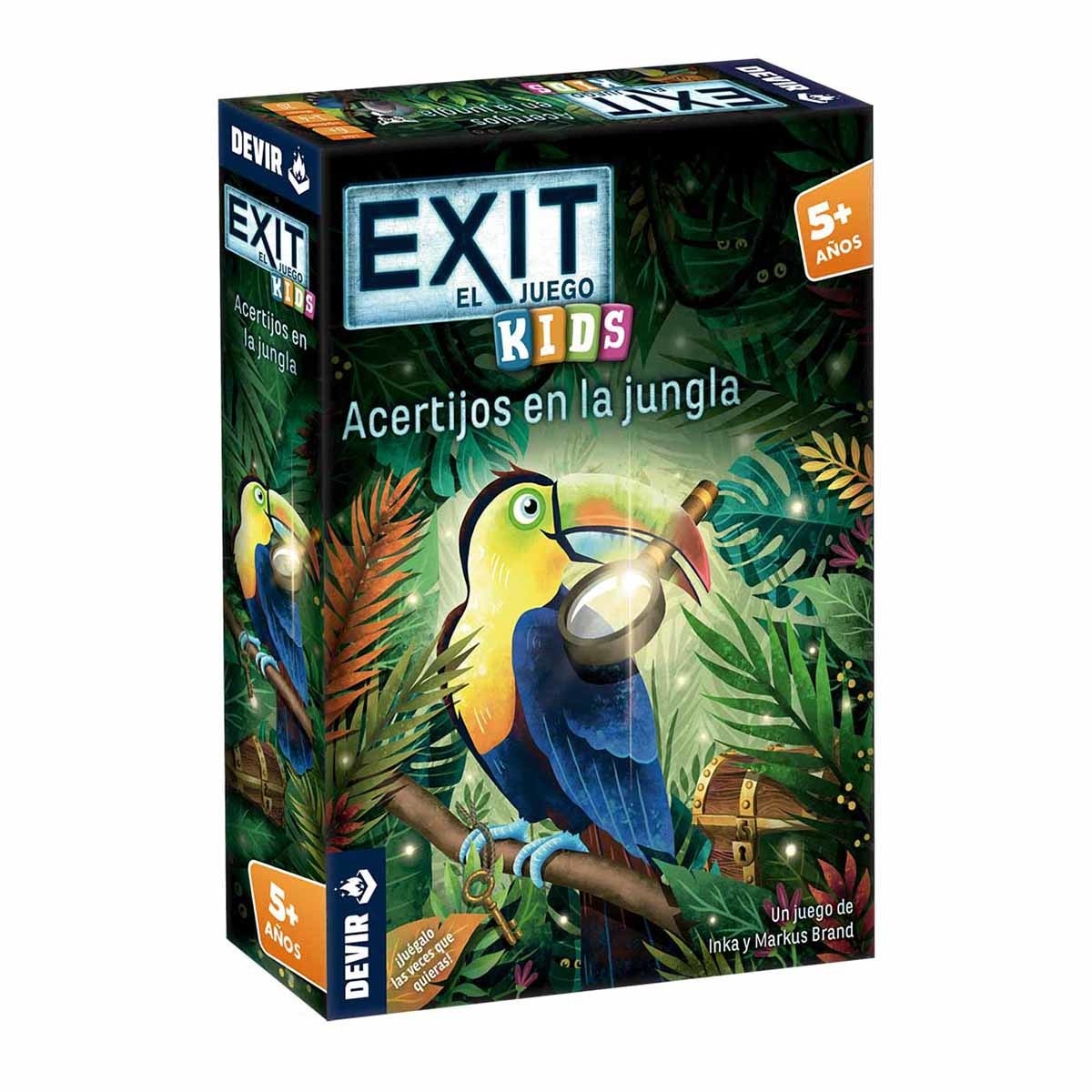 Devir - Juego de mesa Exit Kids: Acertijos en la Jungla Devir.