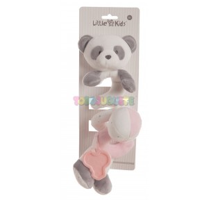 Espiral Baby panda rosa Llopis