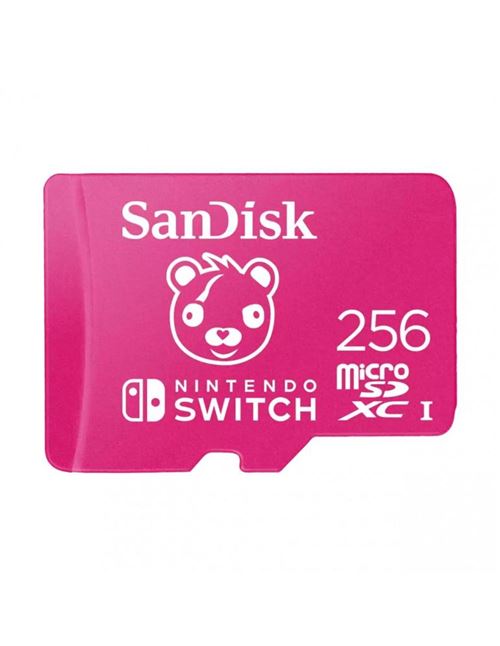 Tarjeta de memoria Micro SD Sandisk Nintendo Switch Fortnite 256GB