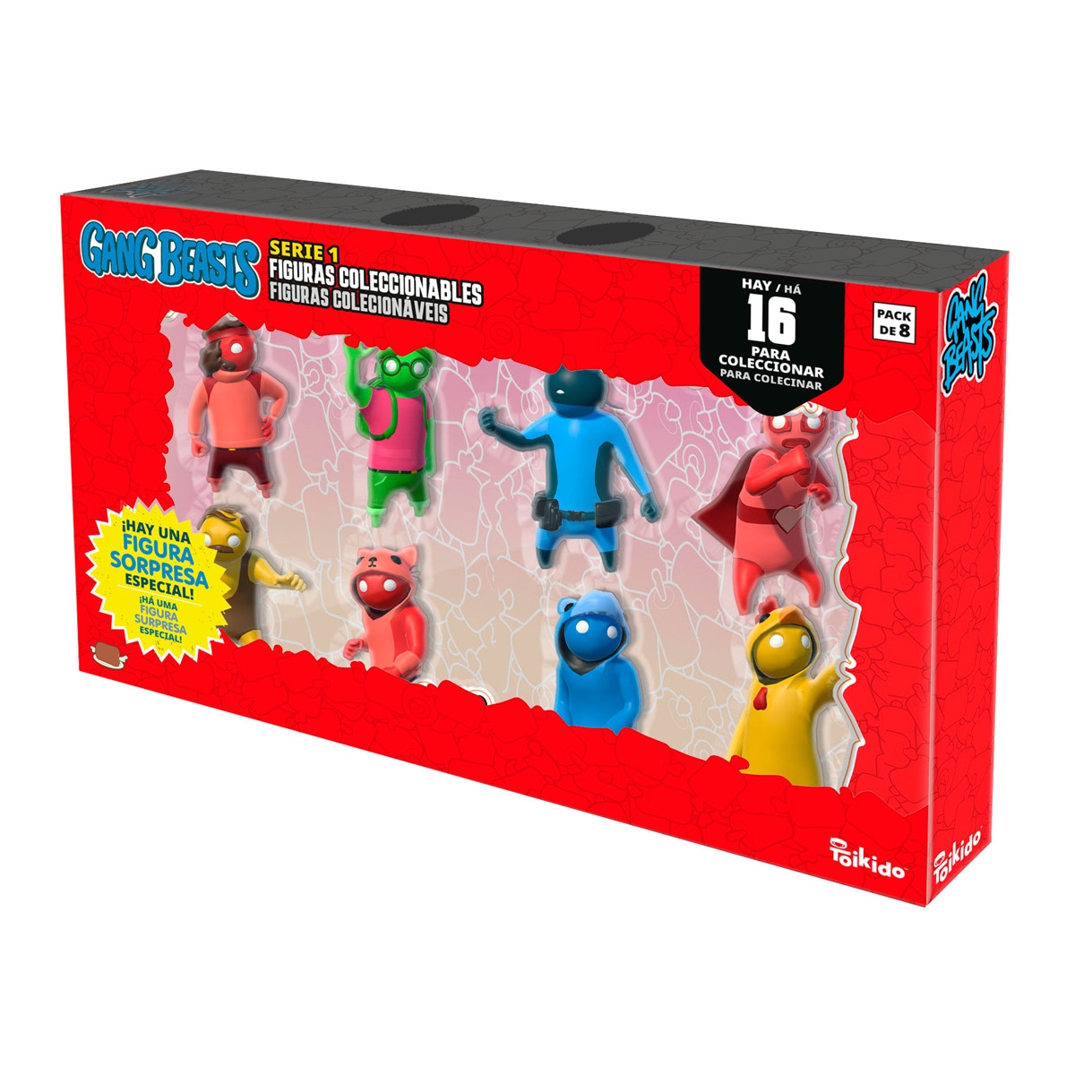 Bizak - Gang Beasts - Pack 8  En Caja Deluxe