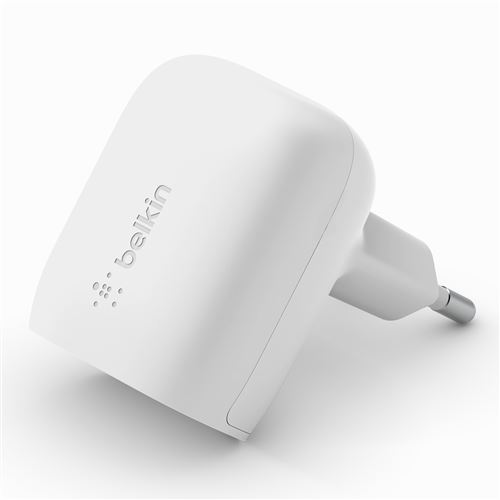 Cargador de pared Belkin BoostCharge USB-C 20W Blanco