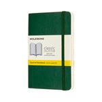 Cuaderno Moleskine Classic pocket cuadros tapa blanda verde mirto