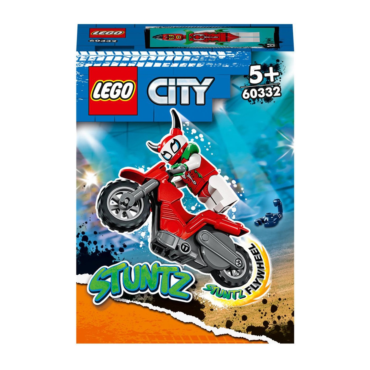 LEGO -  De Construcción Moto Acrobática: Escorpión Temerario Con Mini Figura De Piloto City Stuntz