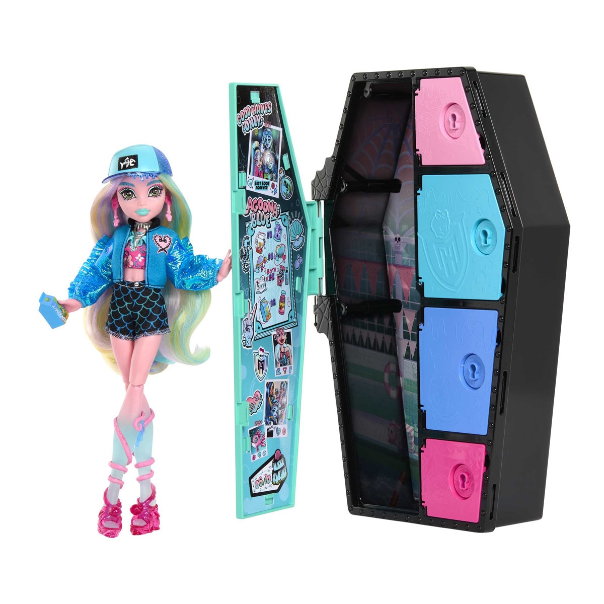 Monster High - Muñeca Lagoona Blue Con Armario Skulltimate Secrets