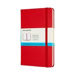 Cuaderno Moleskine Classic mediano puntos tapa dura rojo escarlata