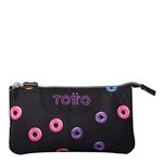 Estuche escolar triple Totto Tablero donuts