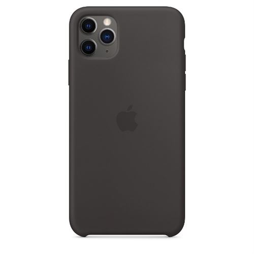 Funda de silicona Apple Negro para iPhone 11 Pro Max