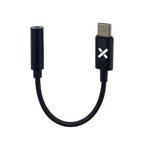 Adaptador USB-C a Jack 3,5 mm Wefix Negro