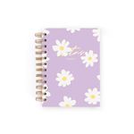 Cuaderno Charuca A6 Flores Lila punteado