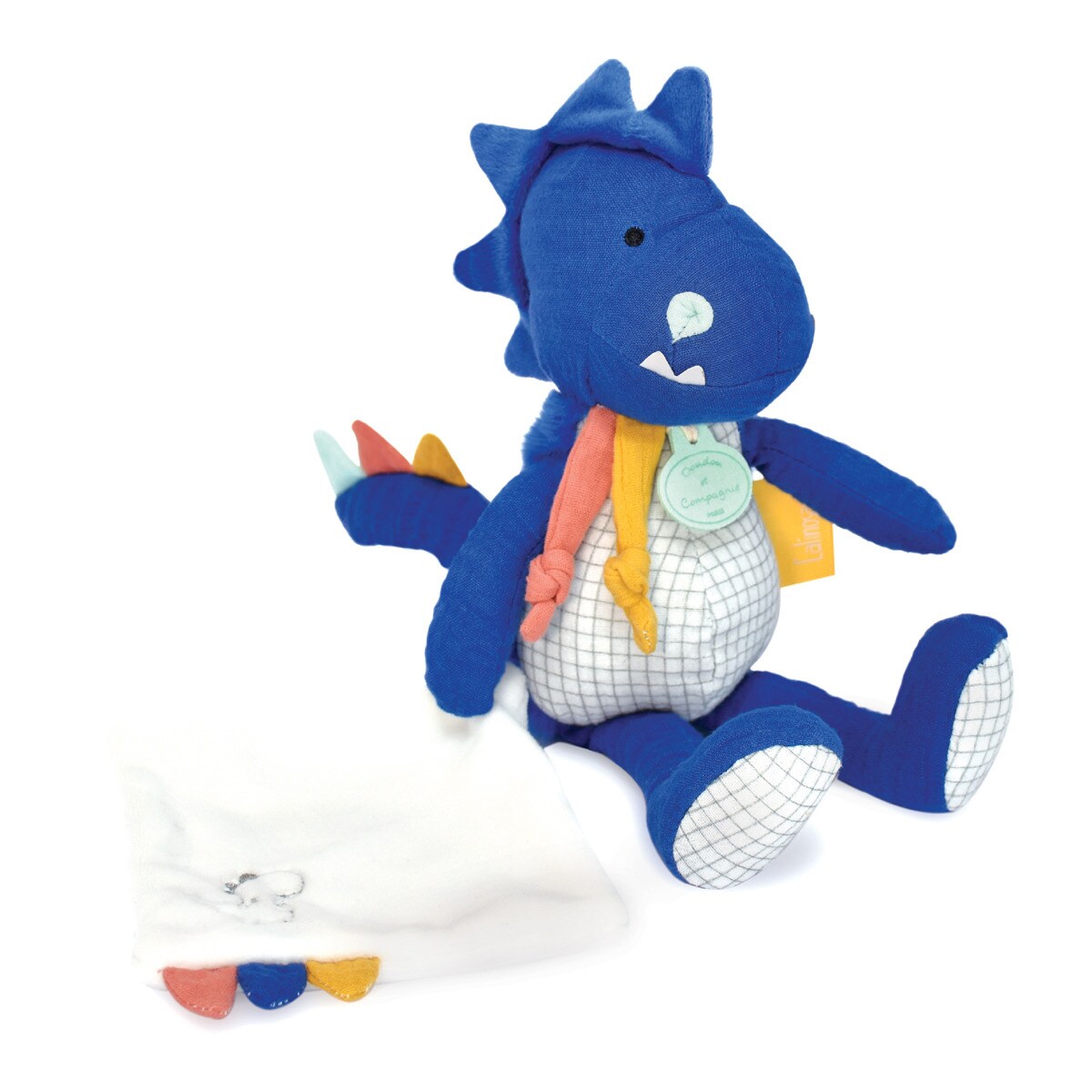 Doudou Et Compagnie - Les Calinosaures Sashou, Pantin Avec Mantita (Azul)