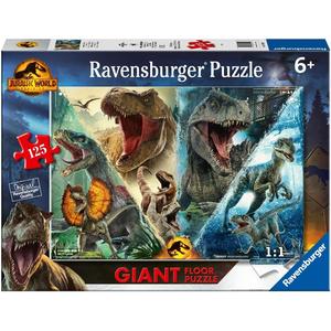 Ravensburger - Jurassic World - Puzzle Jurassic World, colección Giant Suelo, 125 piezas ㅤ