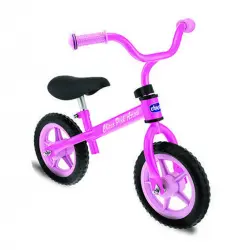 Bicicleta rosa Chicco First Bike sin pedales