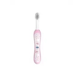 Chicco - Cepillo dental suave rosa