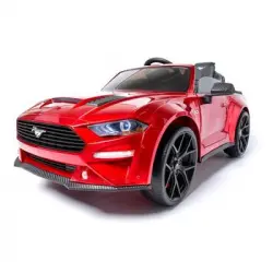 Ford Mustang 24v Con Drift Y Mp4 Rojo - Coches Eléctricos Para Niños Con Batería 24v, Tamaño Xxl Y Los Mejores Extras