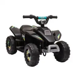 Homcom - Quad Eléctrico Batería 6V Negro