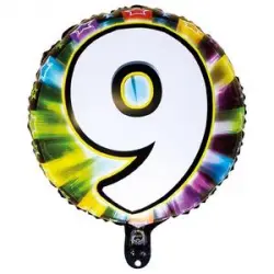 Globo LED helio número 9