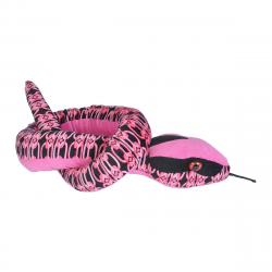 WILD REPUBLIC - Peluche 137 cm Serpiente fantasía rosa Wild Republic.