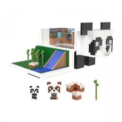 Minecraft - Casa De Juegos Panda Para Figuras De Acción Mattel