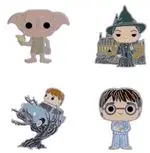 Set 4 pins Funko Harry Potter y la cámara secreta