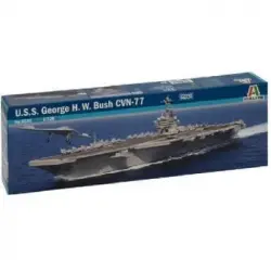 Italeri - Maqueta Barco Portaaviones George H.w. Bush Cvn77 - Escala 1:720