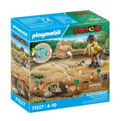 Playmobil - Excavación arqueológica con esqueleto de dinosaurio.