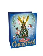 Bolsa para regalo Navidad Legami L Xmas Tree Azul