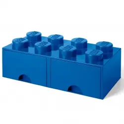 Ladrillo de 8 Espigas con Cajón (azul)