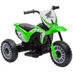 Moto Eléctrica Infantil Con Licencia Honda Crf450rl Verde Homcom