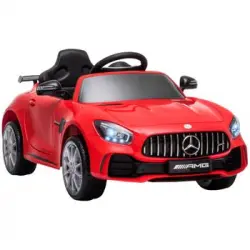 Coche Eléctrico Para Niños +3 Años Con Control Remoto Rojo Homcom