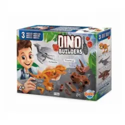 Dinos Para Montar - Caja Con 3 Dinosaurios