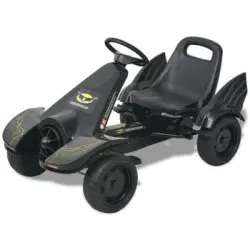 Vidaxl Kart Con Pedales Y Asiento Ajustable Negro