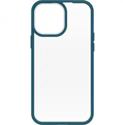 Funda Otterbox React Transparente Marco Azul para iPhone 13 Pro Max