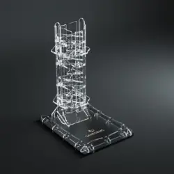 Asmodee - Crystal Twister Premium Dice Tower
