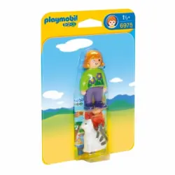 Playmobil - 1.2.3 Mujer con Gato