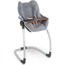 Asiento Gris + Trona 3 En 1 Para Bebés Y Muñecas Bébé Confort Smoby